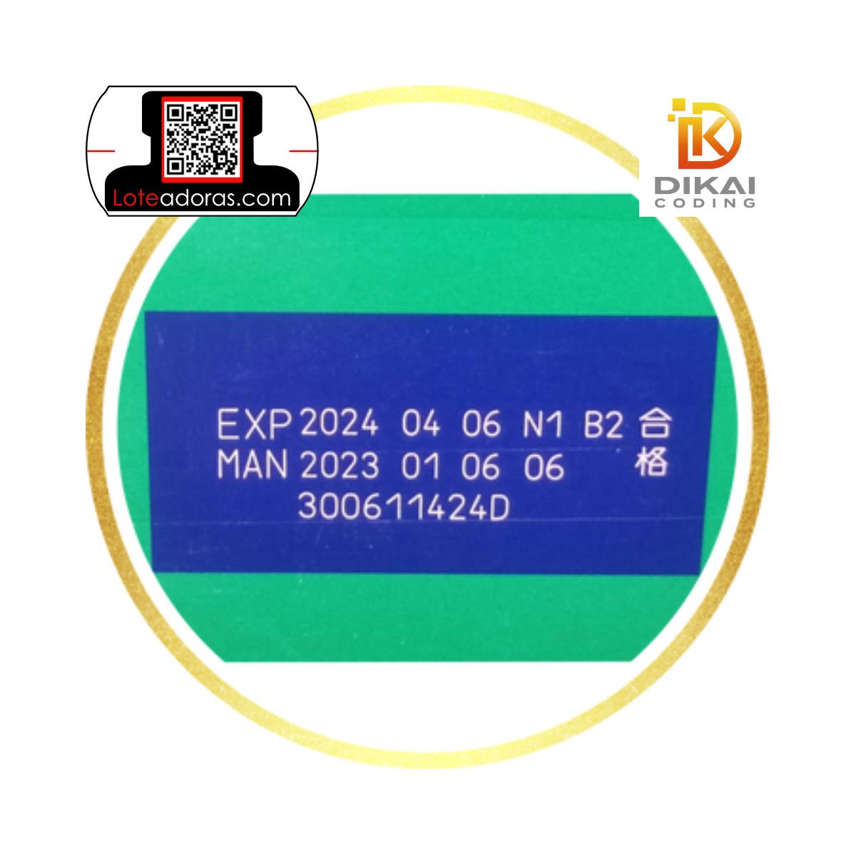 Loteador Láser marcaje permanente marcaje en caja de medicina codificador láser